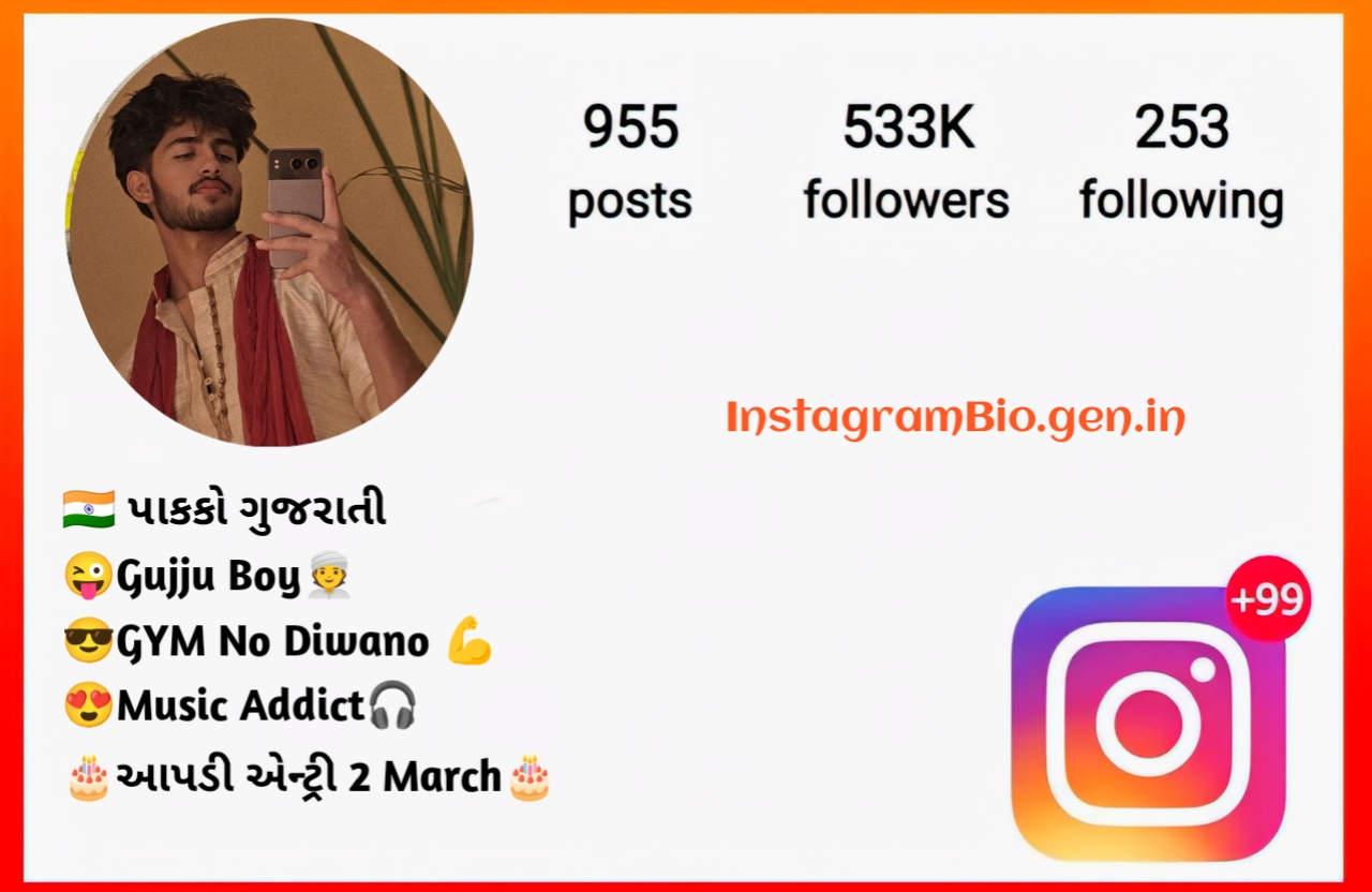 Instagram Bio in Gujarati Instagram Bio in Gujarati