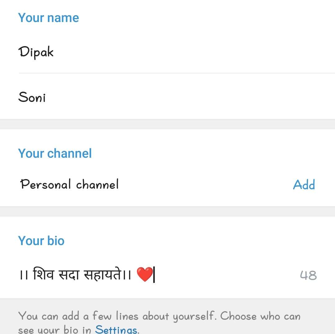 Telegram Bio For Boys Telegram Bio For Boys